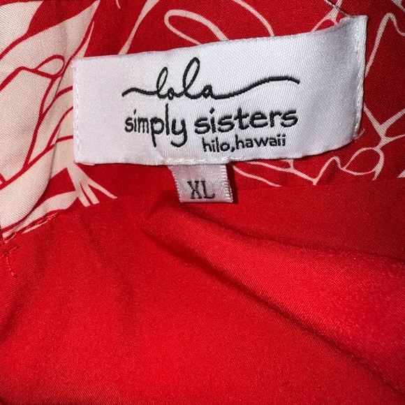 Simply Sisters Open Back Halter Maxi Dress Red Olena XL - Picture 4 of 5